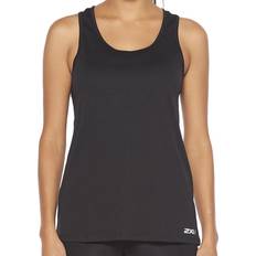 2XU Aero Singlet Tank Top Women - Black/Silver Reflective