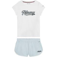 Tommy Hilfiger Women Pyjamas Tommy Hilfiger Seersucker Shorts and T-shirt Pyjama Set - White