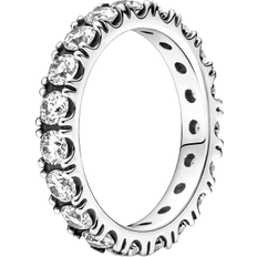 Pandora Bague Éternité cristaux blanc Timeless -Argent