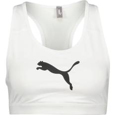 Blanco - Mujer Sujetadores Puma Mid Impact 4Keeps Training Bra - White/Black BIG CAT