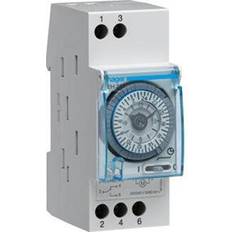 Hager Stikkontakter & Afbrydere Hager Kontaktur analog uge 16a 1sk 230v, eh271