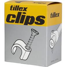 Tillex Skrueclips 8-12 mm hvid