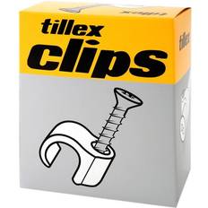 Skrueclips Tillex Skrueclips 10-14 mm hvid