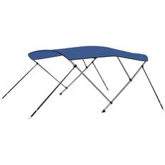 vidaXL Bimini di Prua con Tendalino a 3 Archi Blu 183x180x137 cm Blue