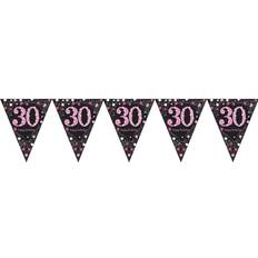 30 års Fødselsdag banner Pink
