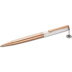 Crystalline Evil Eye Ballpoint Pen, White Rose Gold-tone plated 5553337