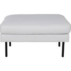 Grå velour puf Sky Furniture Zanzibar Siddepuf 47cm