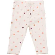 Prikkede Bukser Børnetøj Minymo Dots Leggings - Birch (111777-1150)