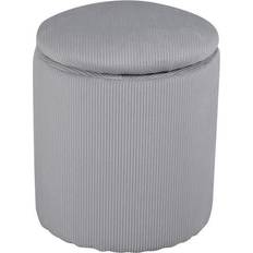 Venture Home The Lump Grey Pouf 40cm