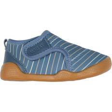 Blå Badesko Wheat Shawn Beach Shoe - Bluefin Thin Stripe