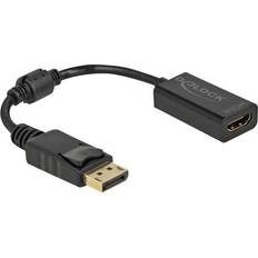 HDMI DisplayPort - Kabeladaptere Kabler DeLock 61011 DisplayPort-HDMI M-F Adapter