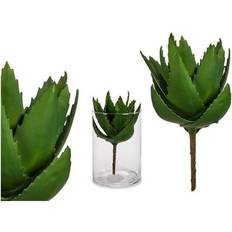 BigBuy Home Dekorativ växt Aloe Vera (14 x 23 x 14 cm)