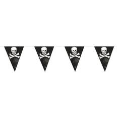 Folat 07445 Pirate Bunting Garland-10 m, Multi-Colored