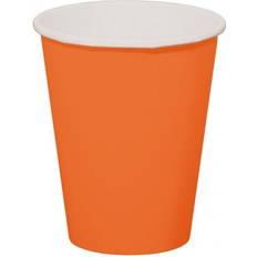 Oranje Papieren Bekers Folat Oranje bekers 350 ml 8 stuks