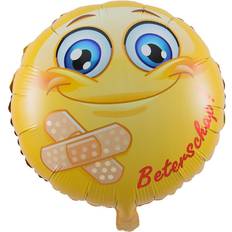 Ballonnen Folat Folieballon Beterschap Smiley 45cm