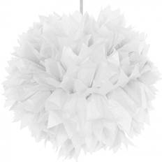 Papier Pompons Folat BV Witte Pompom