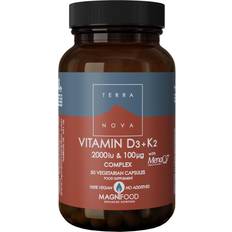 Terranova Vitamin D3 2000iu + K2 100ug 50 st