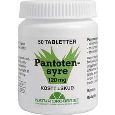 Pantotensyre Natur Drogeriet B5 Pantotensyre 120 mg (50 tabletter)