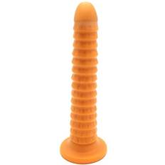 25cm dildo Sexleksaker Gold Play Ribbed Small 25cm Ø4,5cm