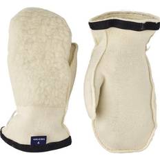 Woman - Wool Gloves & Mittens Hestra Heli Ski Wool Liner Mitt - Off White