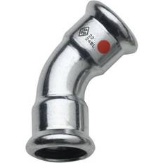 28 mm TURBO Steel bøjning 45G. muffe/muffe