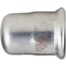 15 mm TURBO Inox press slutmuffe