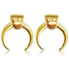 Luna Moon Earrings - Gold