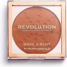 Compacto Fijadores Revolution Beauty Bake & Blot Orange