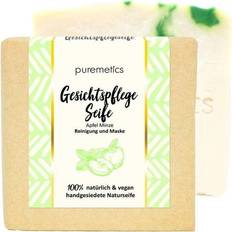 Pleje Natural soaps Rensende ansigtsplejesæbe Æble mynte 100 g