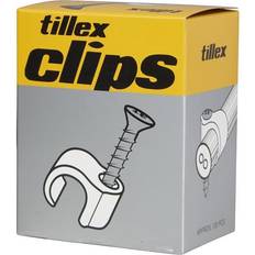 Skrueclips Tillex Tillex Skrueclips 7-10 mm hvid