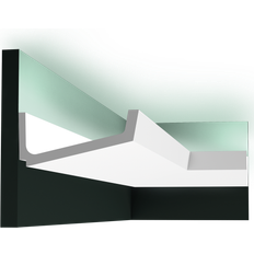 Moulure et Menuiserie Orac Decor Profil Pour éclairage Led C352 L200 x H7.6 x L17.1