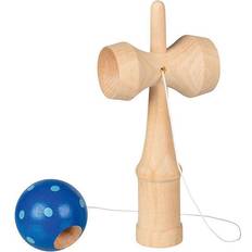 Goki Kendama Goki 63891 Kendama Wooden Puzzles, Blue (Multi-Coloured)