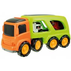 Cars lastbil Cars Trucks Transporter med Emergency Cars