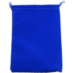 Dice Bag: Large Blue Suede cloth Dice Bag CHX02396