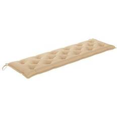 Poliestere Cuscini per sedia vidaXL - Cuscino per sedia Beige (180x50cm)