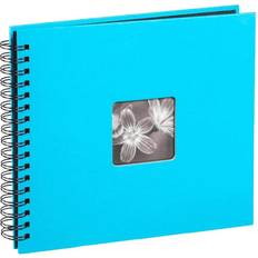 A base d'acqua Scrapbooking Hama Fine Art Spiral Bound Album 36 x 32cm 50 Black Pages Turquoise