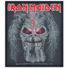 Iron Maiden Eddie Candle Finger Sew-On Patch Black