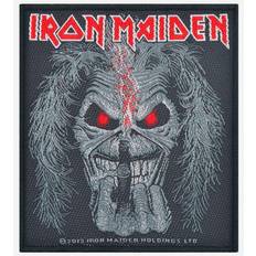 Iron Maiden Iron Maiden Eddie Candle Finger Sew-On Patch Black