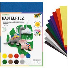 Vedes AG Folia Bastelfilz 20 x 30cm 10 Stück in 10 Farben