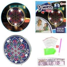 Diamond Painting för Barn LED DIY 5D Diamantmålning Mandala