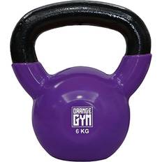 Orange Gym Vinyl Kettlebell 6 kg Gym