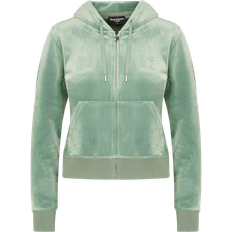 Juicy Couture Classic Velour Robertson Hoodie - Chinois Green