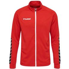 Hummel S Abbigliamento esterno Hummel Authentic Poly Zip Jacket Kids - True Red