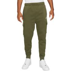 Nike sportswear club fleece cargobukser Nike Sportswear Club Fleece Cargo Trousers - Rough Green/White