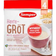 Mjölkersättning Barnmat & Ersättning Semper Havregröt Mild & Naturell 480g