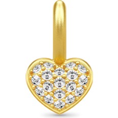 Mat Charms & Vedhæng Julie Sandlau Pure Heart Baby Pendant - Gold/Transparent