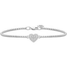 Julie Sandlau Pure Heart Bracelet - Silver/Transparent