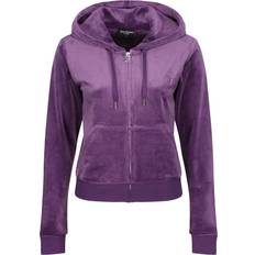 Juicy Couture Classic Velour Robertson Hoodie - Blackberry Cordial