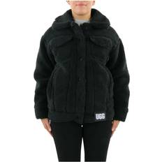 UGG Frankie Sherpa Trucker Jacket - Black