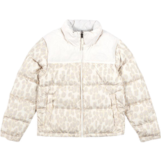 The North Face Women's 1996 Retro Nuptse Jacket - Silver Grey Leopard Print/Gardenia White